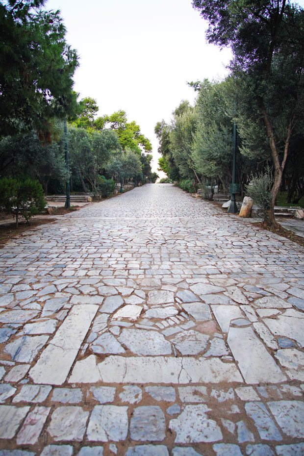 Filopappou Hill Central Entrance in Athens